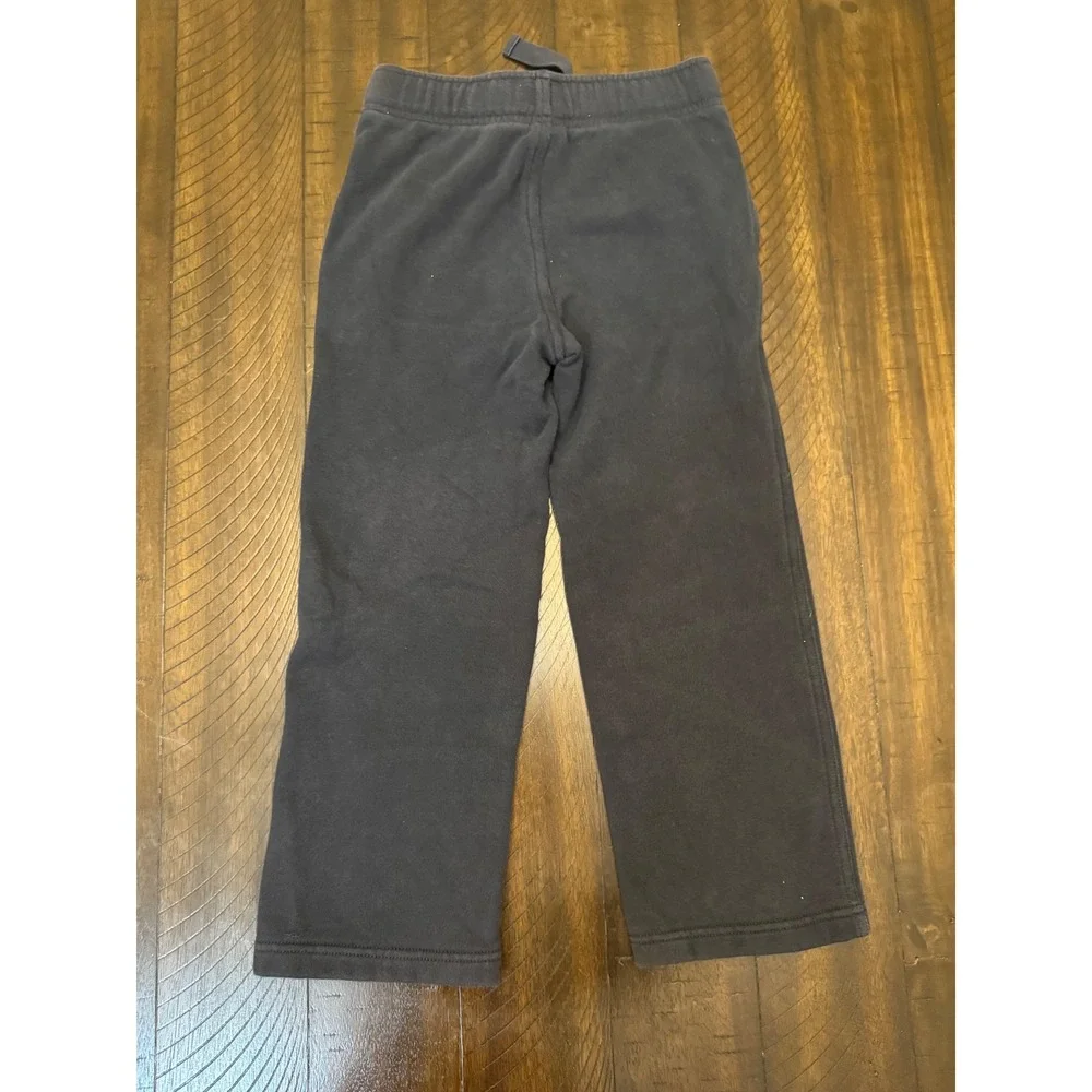 Gymboree Navy Blue Fleece Sweatpants Straight Leg‎ Drawstring Size 6 Boys